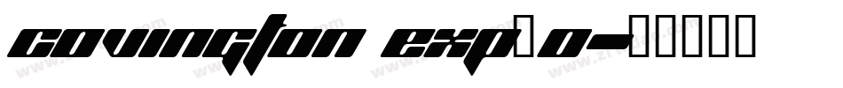 Covington Exp_0字体转换